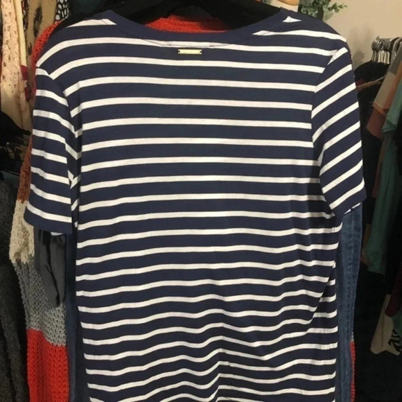 Michael Kors basic navy stripe top - Picture 4 of 6